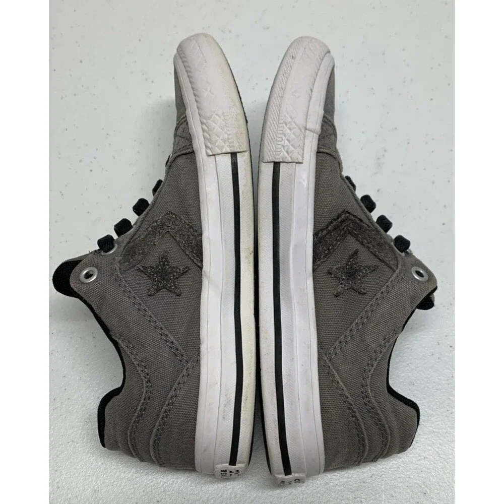 Converse Pro Blaze Shoes Sneakers Youth 13 Gray Star Chevron Canvas